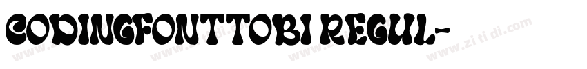 CodingFontTobi Regul字体转换
